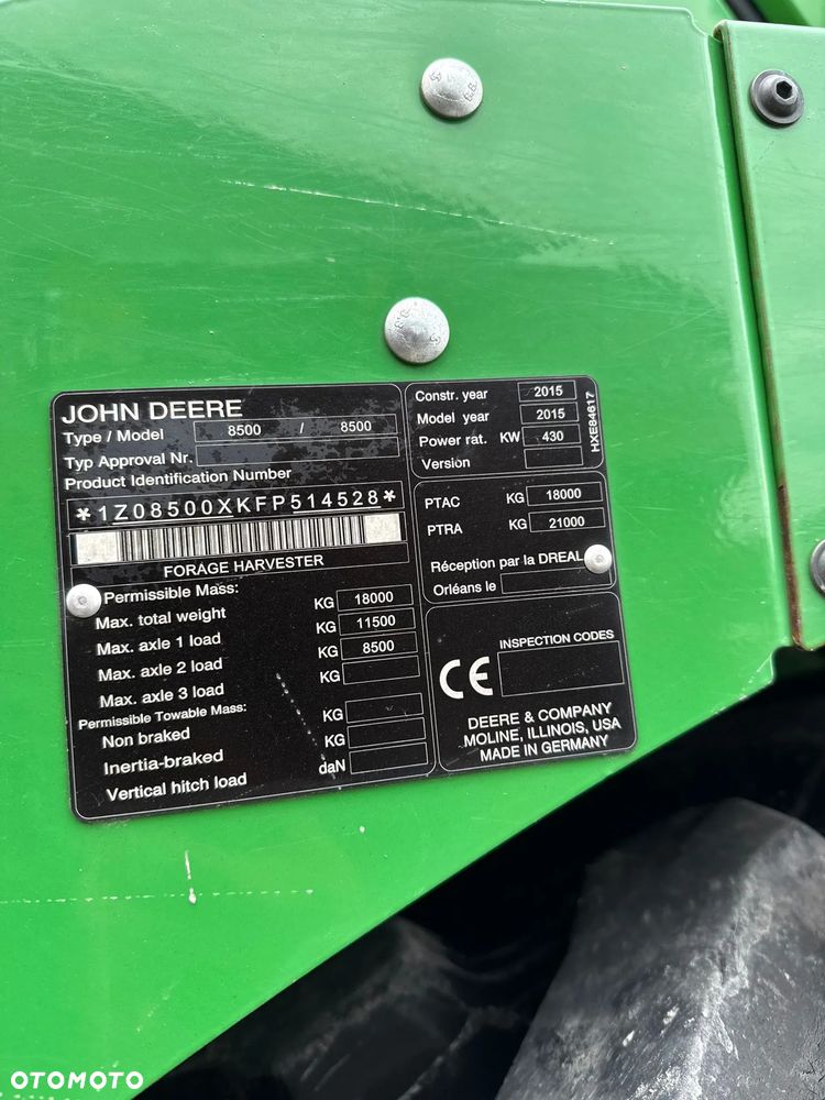 John Deere 8500 I CLAAS JAGUAR 960 4x4 - 8