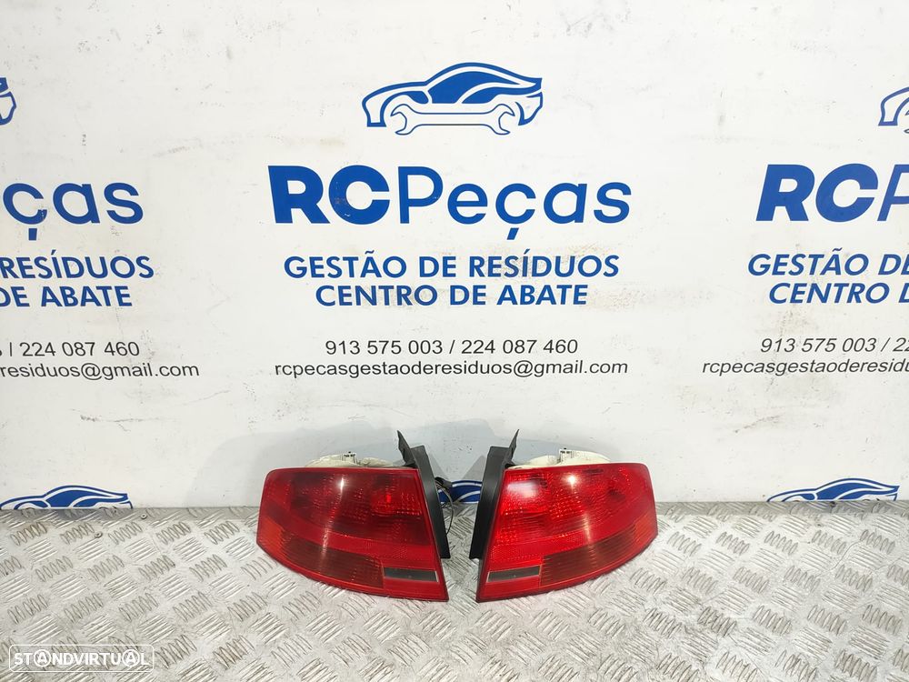Farolins traseiros trás direito esquerdo originais Audi A4 B7 Sedan Carro de 2004 a 2008 - 10