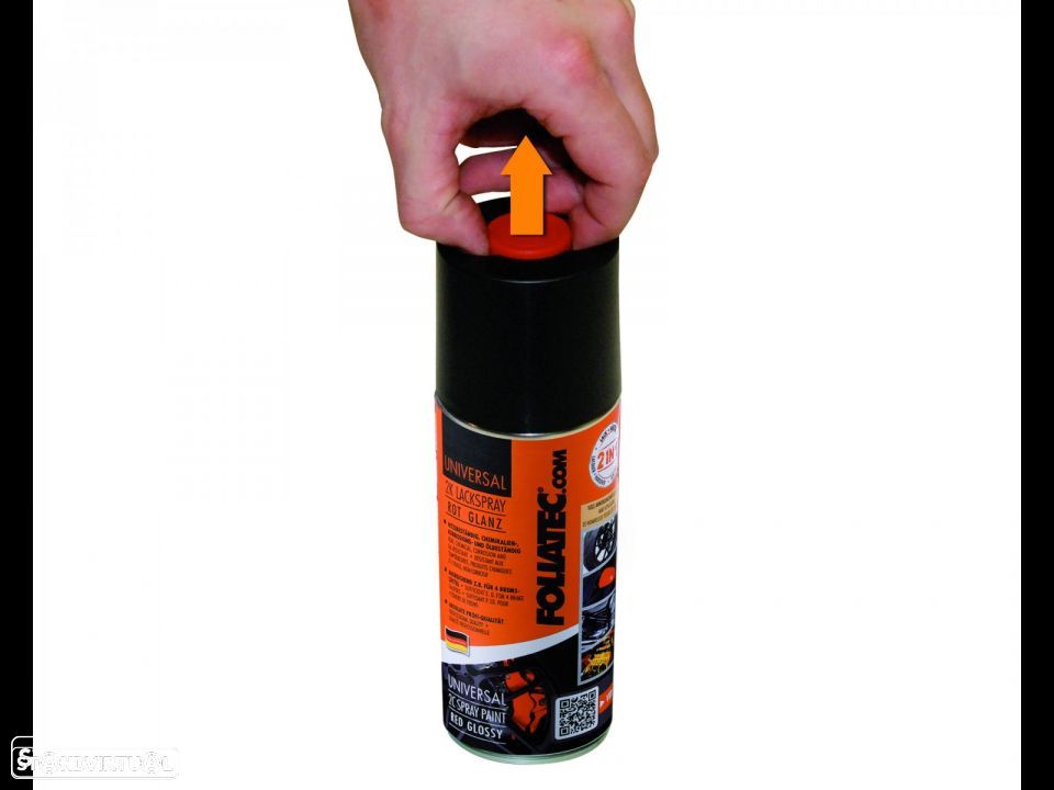 Tinta em spray de alta temperatura Foliatec para bombas / pinças de travão, kit 2 componentes em vermelho brilhante, azul brilhante, branco brilhante, preto brilhante, amarelo brilhante, cinza prata brilhante, gun metal brilhante, verde brilhante preto mate - 12