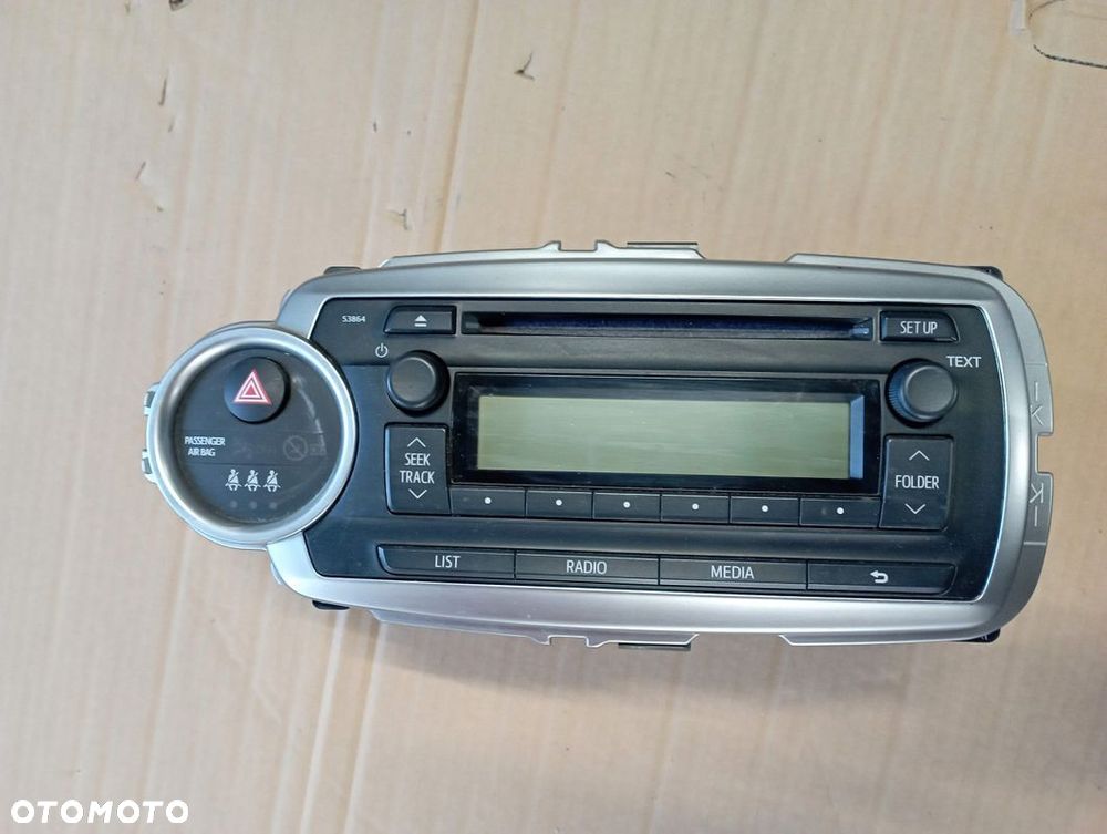 TOYOTA YARIS III 3 RADIO WYŚWIETLACZ RADIOODTWARZACZ 86120-0D640 - 1