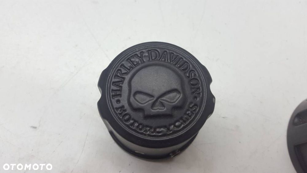 NAKŁADKI NA ŚRUBY KOMPLET 33mm 29mm HARLEY DAVIDSON SKULL - 3