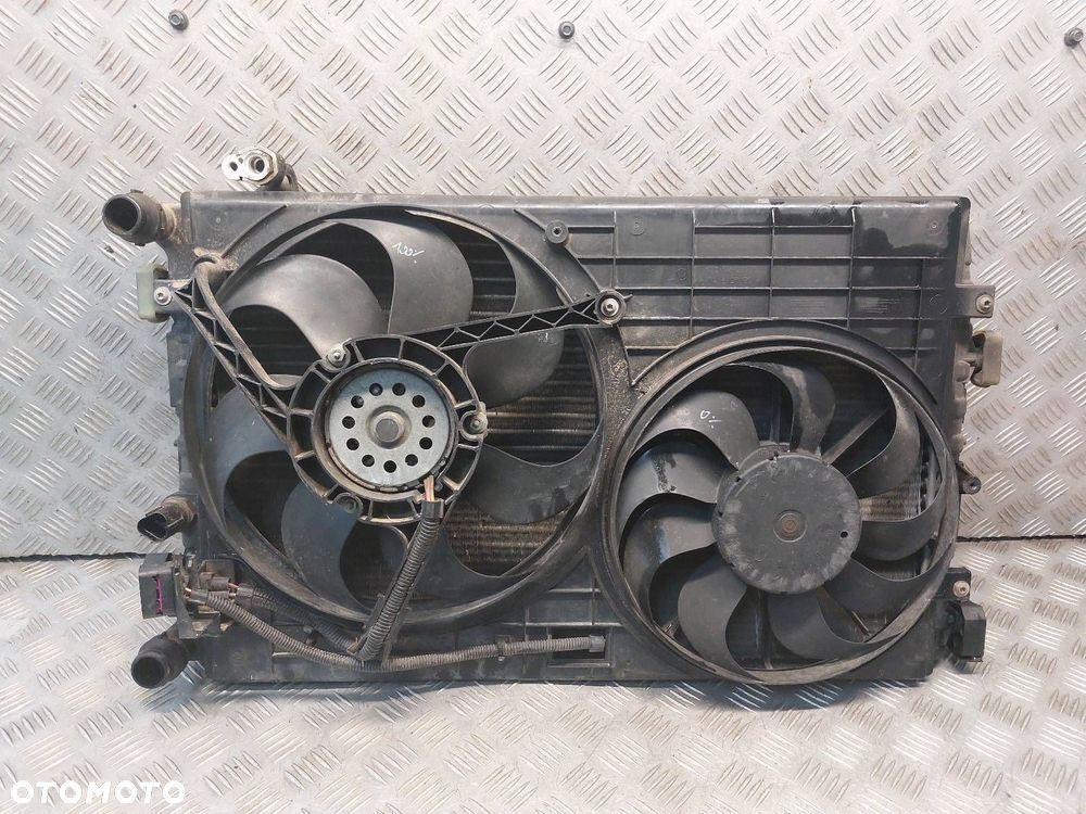 KOMPLET CHŁODNIC + WENTYLATORY POLO IV 1.9 SDI - 1