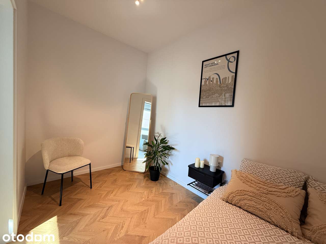 NOWE studio z wydzieloną sypialnią przy M2 Szwedzka (bezpośrednio)