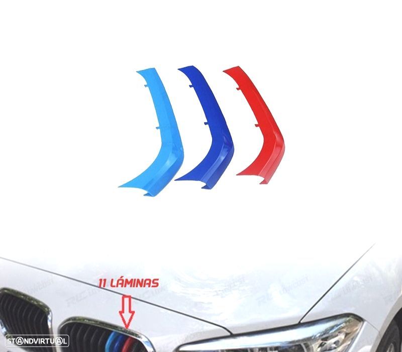 TIRAS PARA BMW M GRELHA SERIE 1 F20 F2 LCI 15- 11 LAMINAS - 1