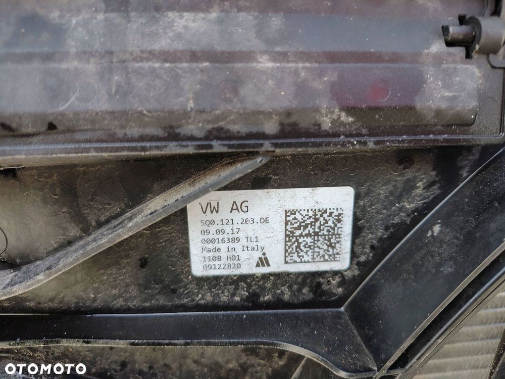 WENTYLATOR CHŁODNICE PAS PRZEDNI 5Q0199315R VOLKSWAGEN GOLF 7 VII GTD 2.0 - 12