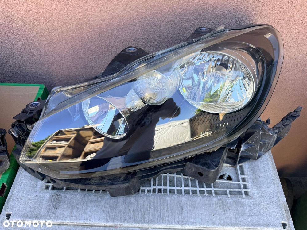 Lampa przednia VW GOLF VI 6 ZWYKŁE KOMPLET EUROPA ORYGINALNE VALEO 2 ŚLIZGI - 3