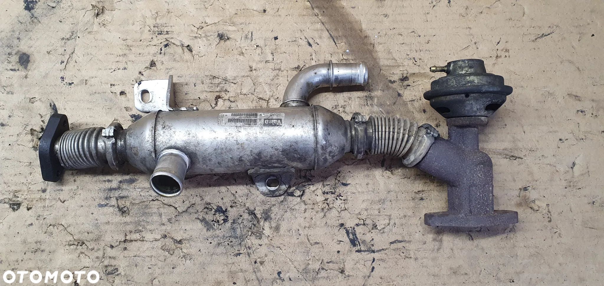 Chłodnica spalin zawór EGR Citroen C5 2.0 HDI 9627242880 - 1
