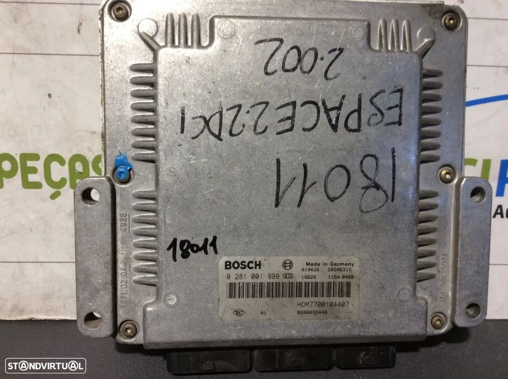 Centralina motor Renault Espace 2.2 DCi  0281001999   8200095448 - 1