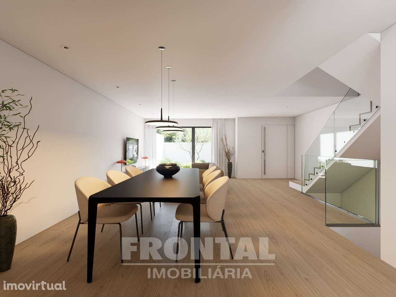 Moradias T3 de 2 e 3 Frentes em Condomínio Fechado com Piscina - Grande imagem: 4/15