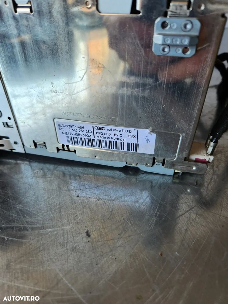 Radio Cd Player Chorus Audi A3 8P Cod 8PC - 6