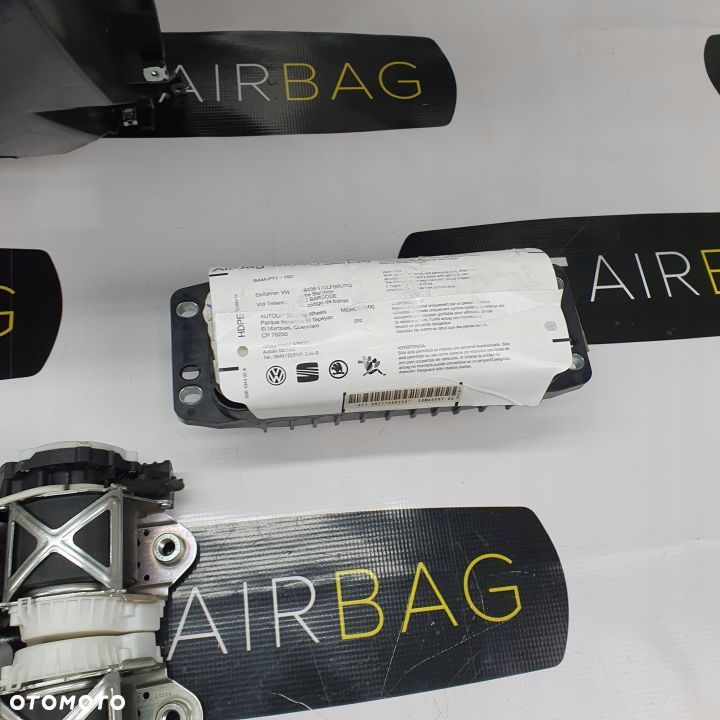 VW TIGUAN 1 I LIFT DESKA ROZDZIELCZA KONSOLA KOKPIT PULPIT PODUSZKI AIRBAG AIR BAG PASY KIT SET - 10