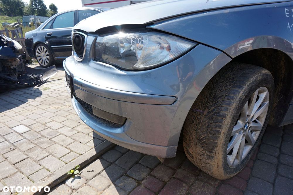 MASKA ZDERZAK BŁOTNIKI LAMPY 1 E87 LIFT A18  BMW 2007-2011 QUARZBLAU PRZÓD KOMPLETNY - 27