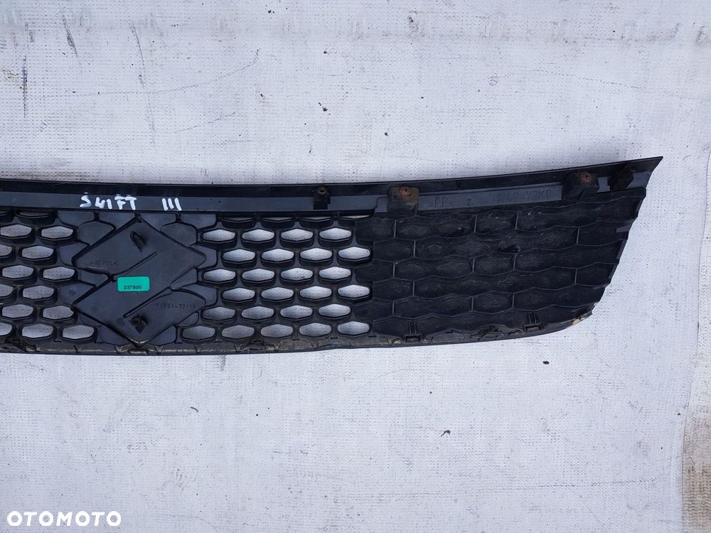 grill atrapa zderzaka 71741-72k10 suzuki swift iii mk6 2005–2010 lift - 6