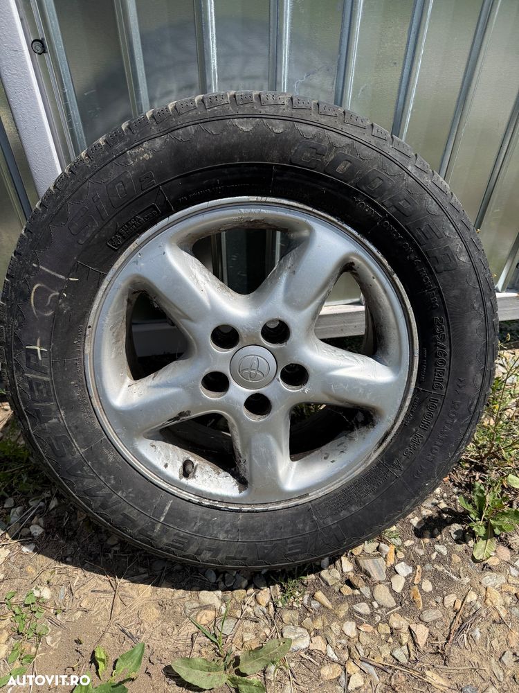 Roată de rezervă / Jantă aliaj originală cu anvelopă Toyota RAV4 (2002) - 16" - 1