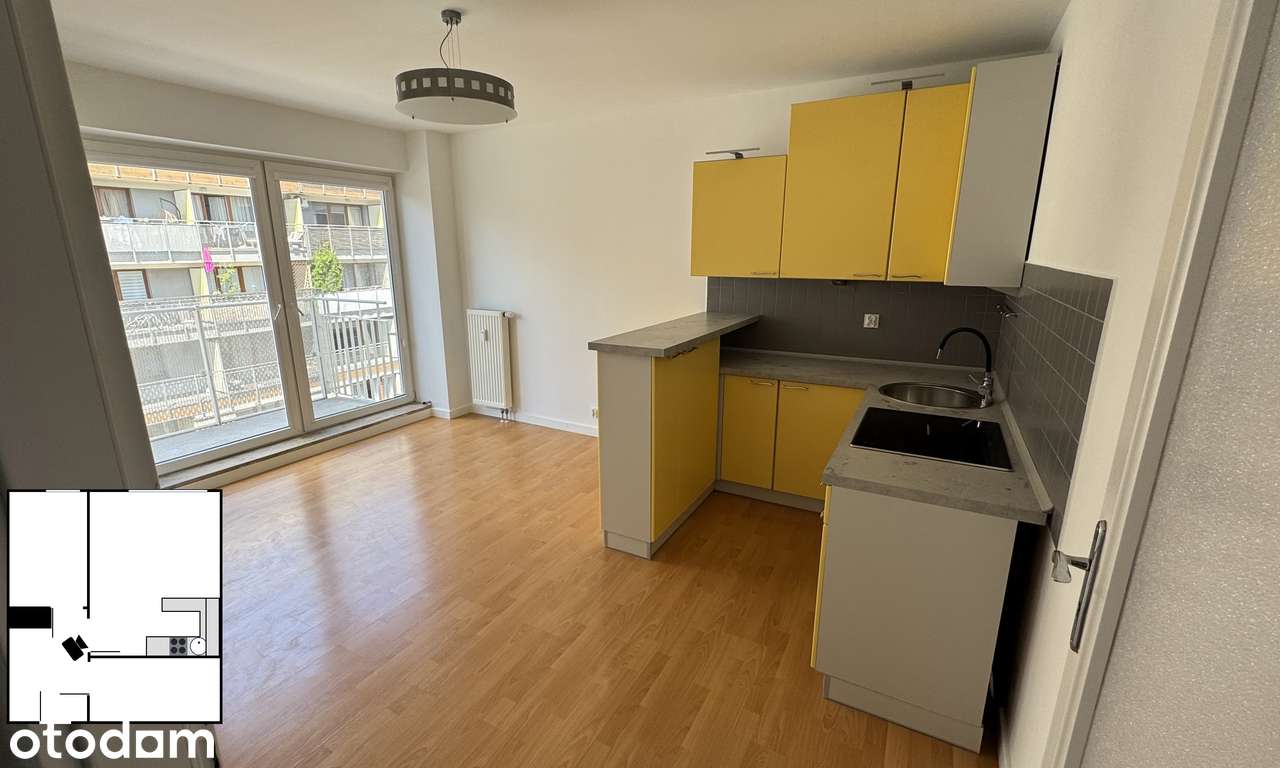Bezpośrednio | Dwupokojowe | 34,4 m² z balkonem