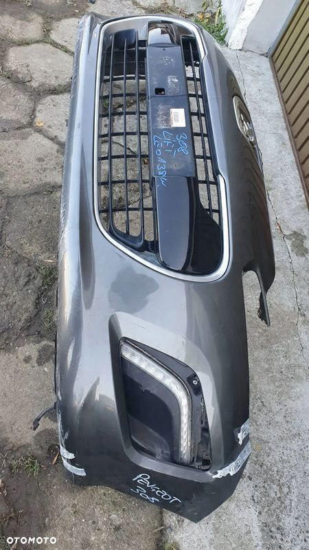 Peugeot 308 1 I Lift LED 11-13 zderzak przedni przód $ - 3