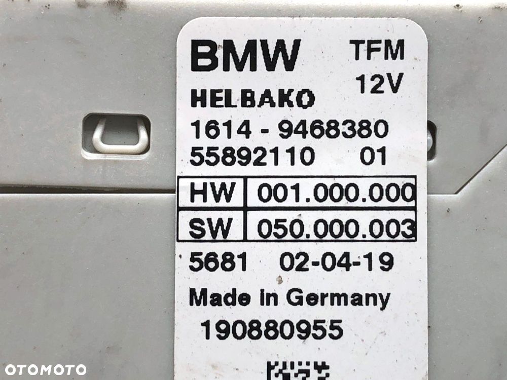 MODUŁ STEROWNIK  BMW 5 (G30, F90) 2016 - 2022 530 e Plug-in-Hybrid 135 kW [184 KM] Hybryda silnik - 4