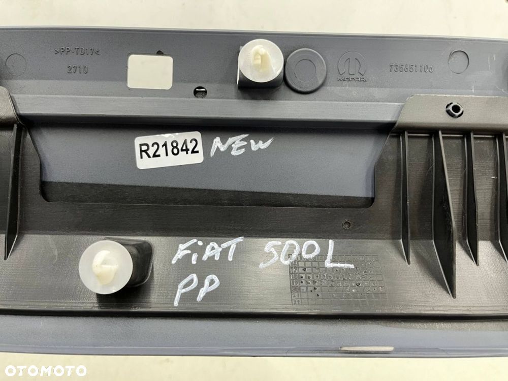 Listwa Fiat 500L LIFT 17-22r. NOWA prawa przednia DOLNA nakładka drzwi boczna prawy przód 735651106 - 9