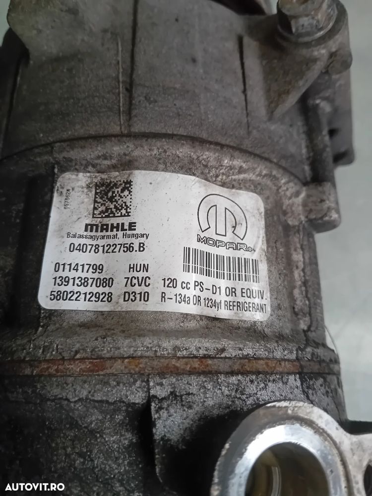 Compresor Clima Ac Fiat Ducato 2.3 Jtd Euro 6 Cod 5802212928 Motor F1AGL411D - 6