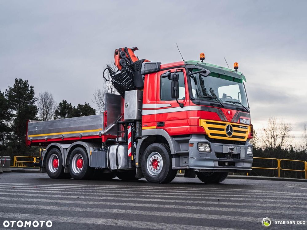 Mercedes-Benz ACTROS 2648 6x4 PALFINGER PK 29002 Fly JIB Euro 5 Wciągarka HDS Żuraw - 7