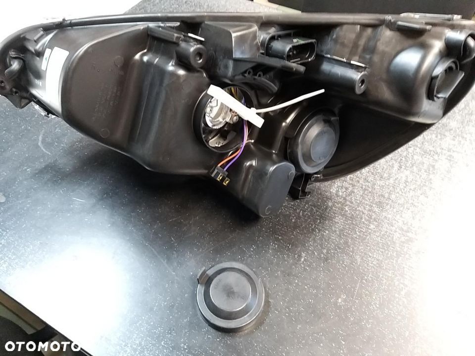 Reflektor Prawy H1/H7, elektryczny, z silnikiem, chromowany  FORD GALAXY, S-MAX 05.06-06.15 - 2