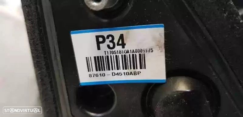 ESPELHO RETROVISOR ESQUERDO KIA OPTIMA 2018 -87610D4510 - 3