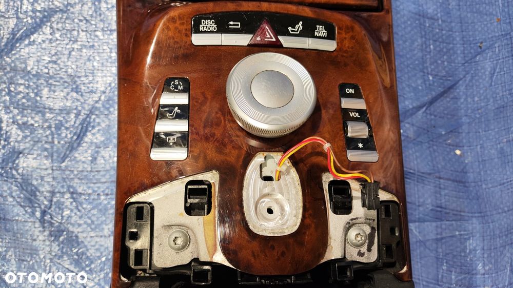 FOTELE KANAPA TUNEL ŚRODKOWY PODŁOKIETNIK BOCZKI DRZWI LED DEKORY TAPICERKA WNĘTRZE SKÓRA CZARNA GRZANA PAMIĘĆ FULL MASAŻE MERCEDES W221 LIFT KRÓTKI - 31