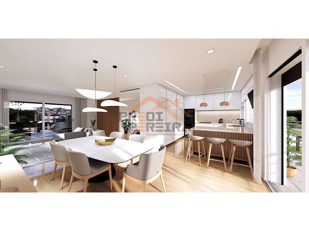 Moradia T3 moderna, com piscina e acabamentos de luxo. - Grande imagem: 3/14