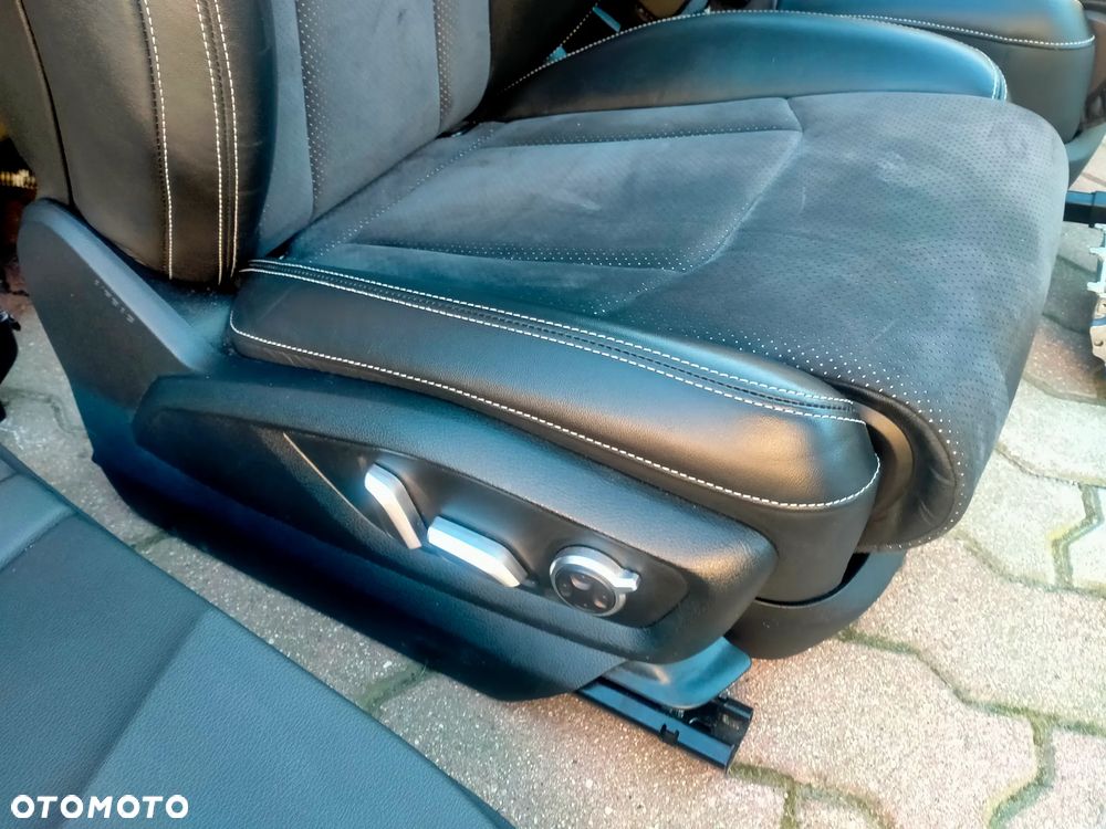 AUDI Q7 4M S-LINE / FOTEL FOTELE KANAPA BOCZKI TAPICERKA / 5 OSOBOWA / ISOFIX / ORYGINAŁ - 9