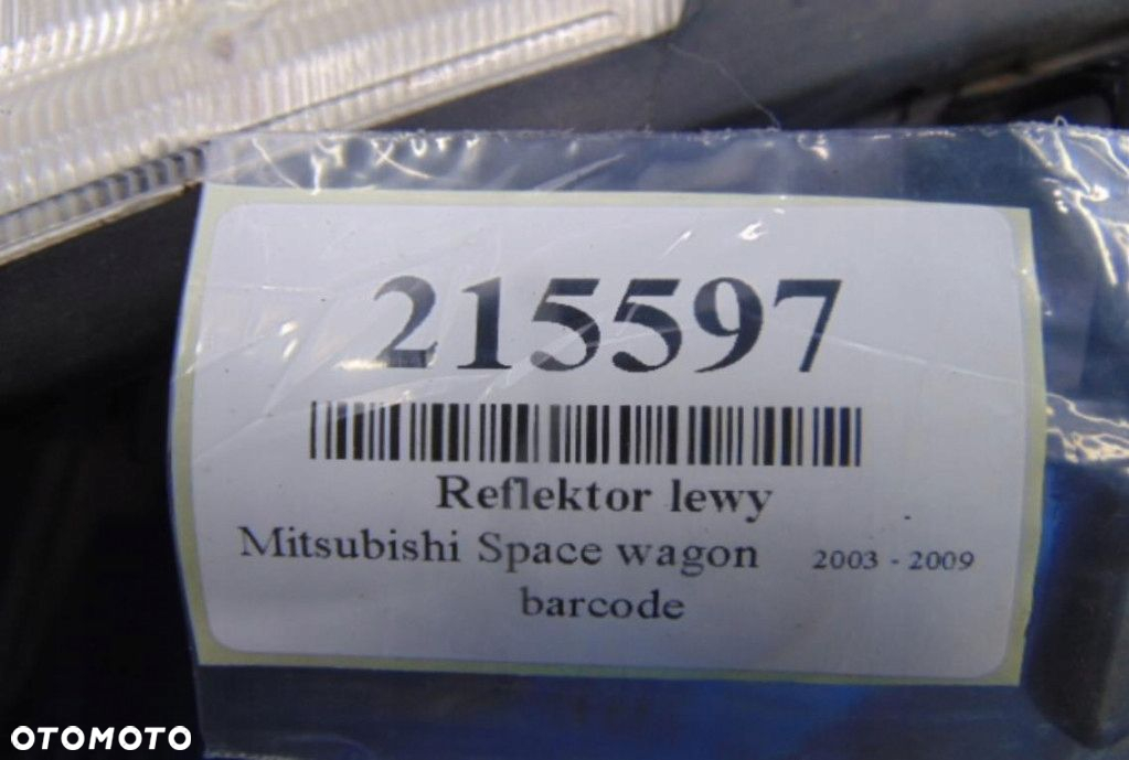 MITSUBISHI SPACE WAGON REFLEKTOR LEWY - 8