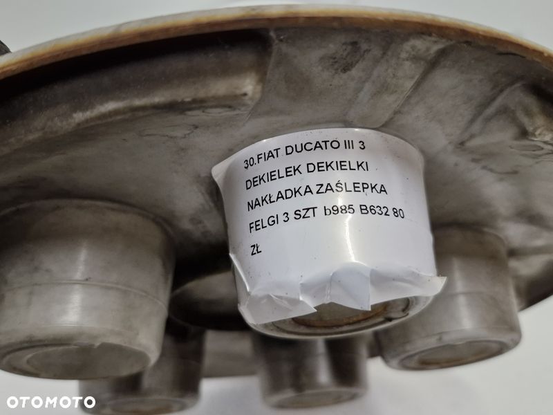 FIAT DUCATO III 3 DEKIELEK DEKIELKI NAKŁADKA ZAŚLEPKA FELGI 3 SZT B985 B632 - 12