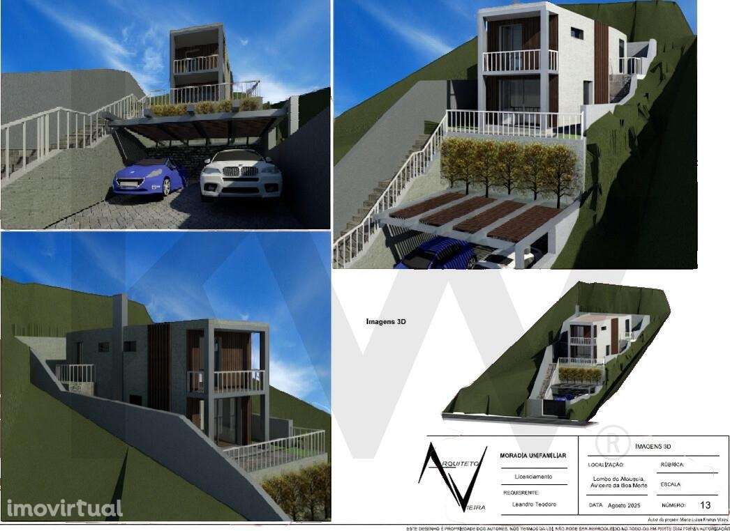 Projeto aprovado | Moradia T2 | Piscina | 2 Estacionamentos | Construç - Grande imagem: 2/28