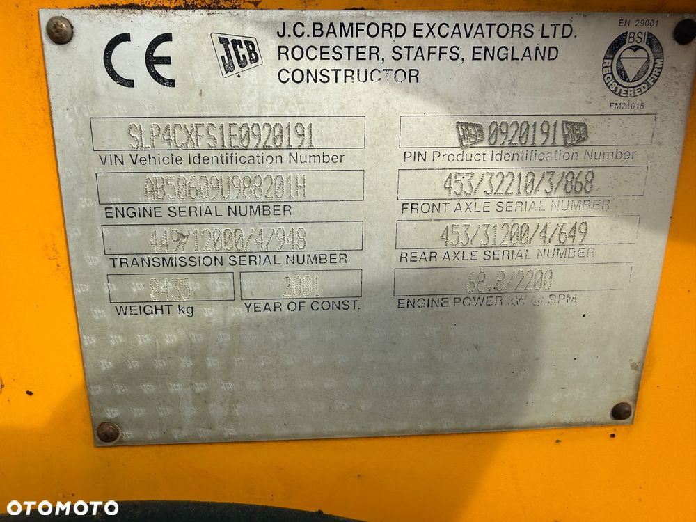 JCB 4CX TELESKOP WIDŁY 4X4X4 gotowa do pracy - 10