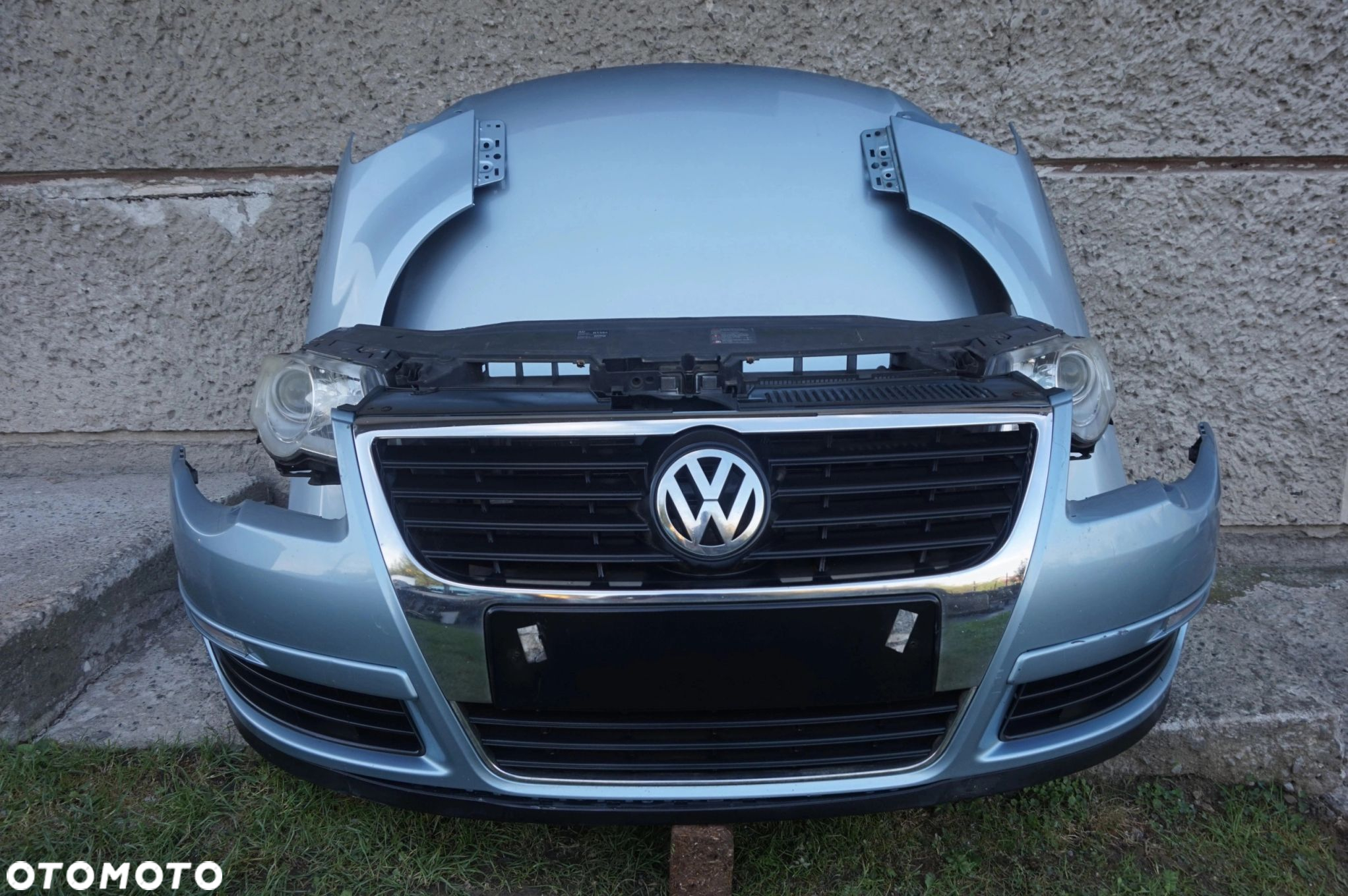 ZDERZAK MASKA BŁOTNIK KOMPLETNY PRZÓD VW PASSAT B6 - 2