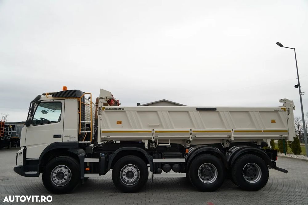 Volvo FMX 420 / 8X4 / BASCULATOR CU 2 LATE / HYDRODOLTA / HYDRODOLTAPA / BODRMATIC / MEILLER KIPPER / I-SHIFT / EURO 5 - 14