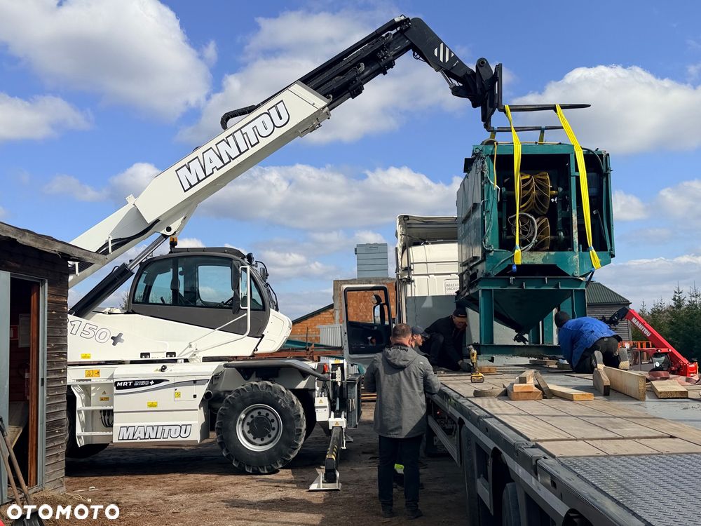 Manitou Ładowarka teleskopowa Manitou Mrt 2150 + Privilage Roto obrotowa 360 Pilot sterowanie radiowe Kosz Widły 2016/17 1840 2550 2540 silnik Mercedes 2150+ Merlo - 32