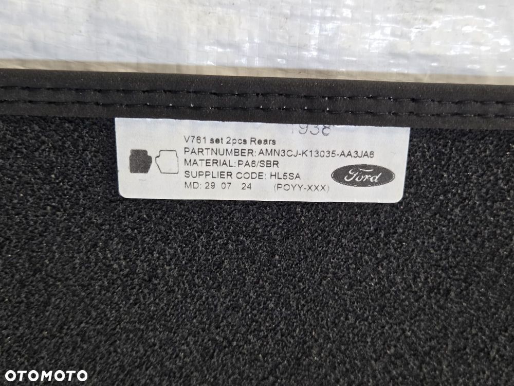 dywaniki dywaniki Ford Tourneo Connect tył AMN3CJ-K13035-AA NOWE ORYGINAŁ - 8