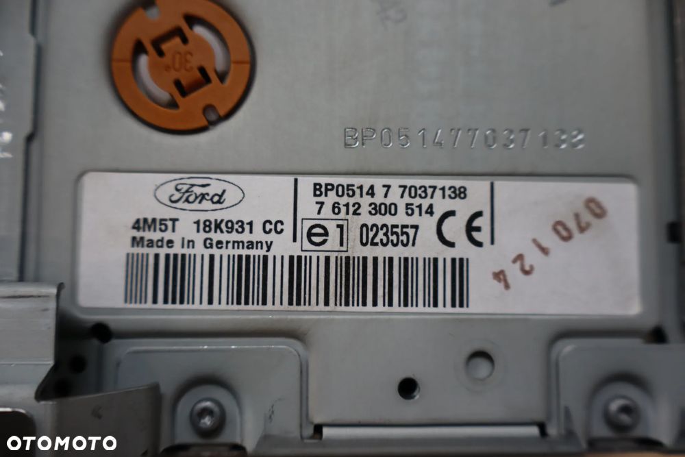 RADIO CD NAVI FORD FOCUS MK2 II 4M5T-18K931-CC 2004-2007 - 3