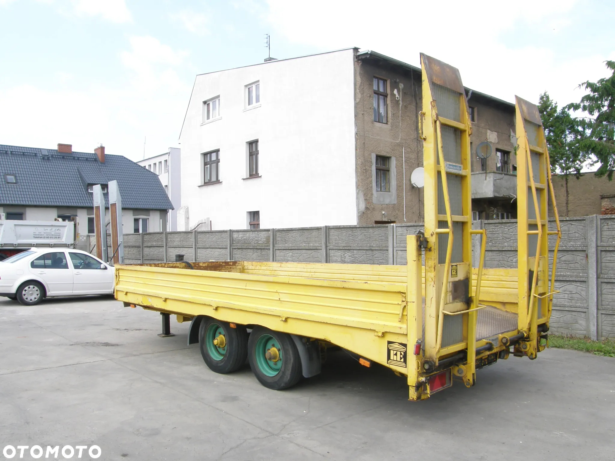 Blomenröhr 663/10500 przyczepa niskopodwoziowa z Niemiec - 10