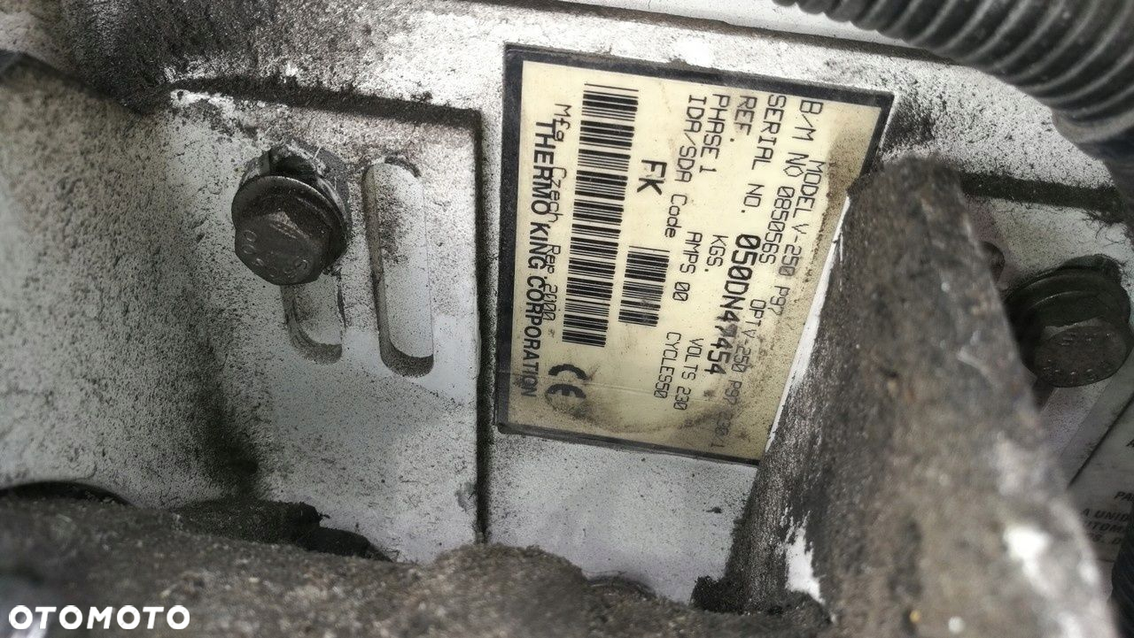 Agregat Chłodniczy Thermo King V250 R404A 230V - 10