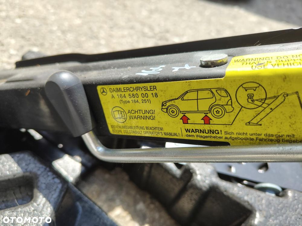 MERCEDES W164 ML KOŁO DOJAZDOWE dojazdówka 18 komplet Lewarek Ucho - 9