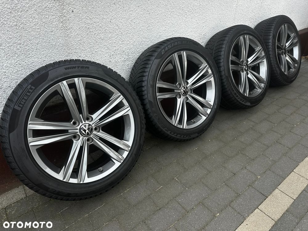 245 45 18 / VW Arteon Golf Caddy Touran Passat Skoda Octavia Seat Leon 5x112 POLECAM / 3G8 - 1