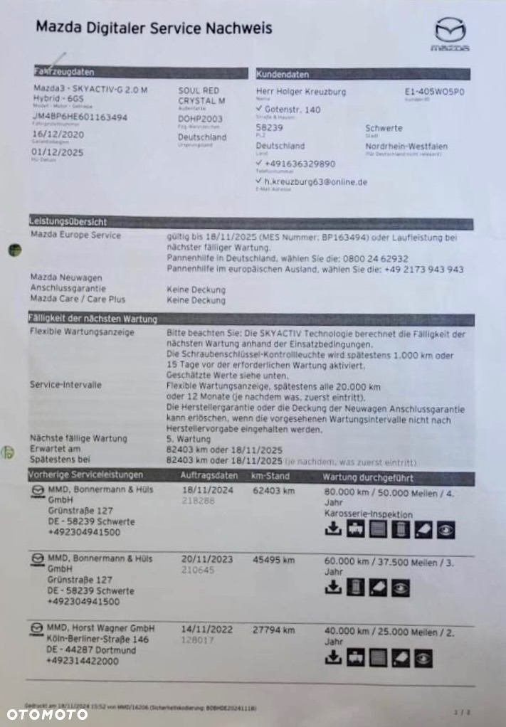 Mazda 3 SKYACTIV-G 2.0 M-Hybrid SELECTION - 39
