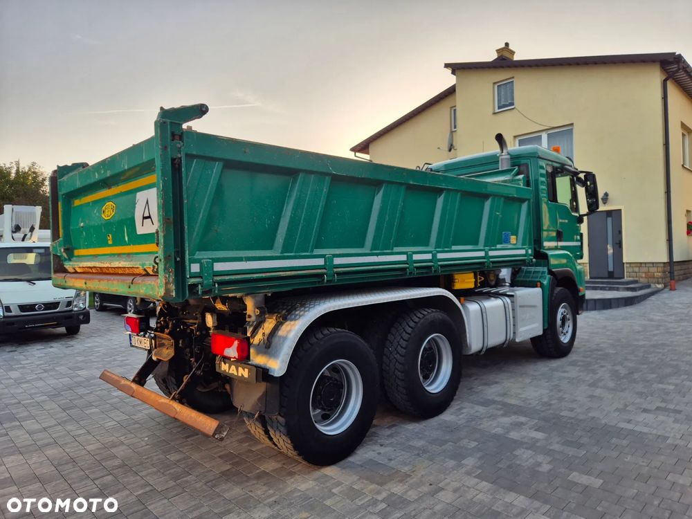 MAN TGS 26.500 6X4 Wywrotka Meiller-Kipper Bordmatic Hydroburta Resor Manual Euro6 Z Niemiec - 9