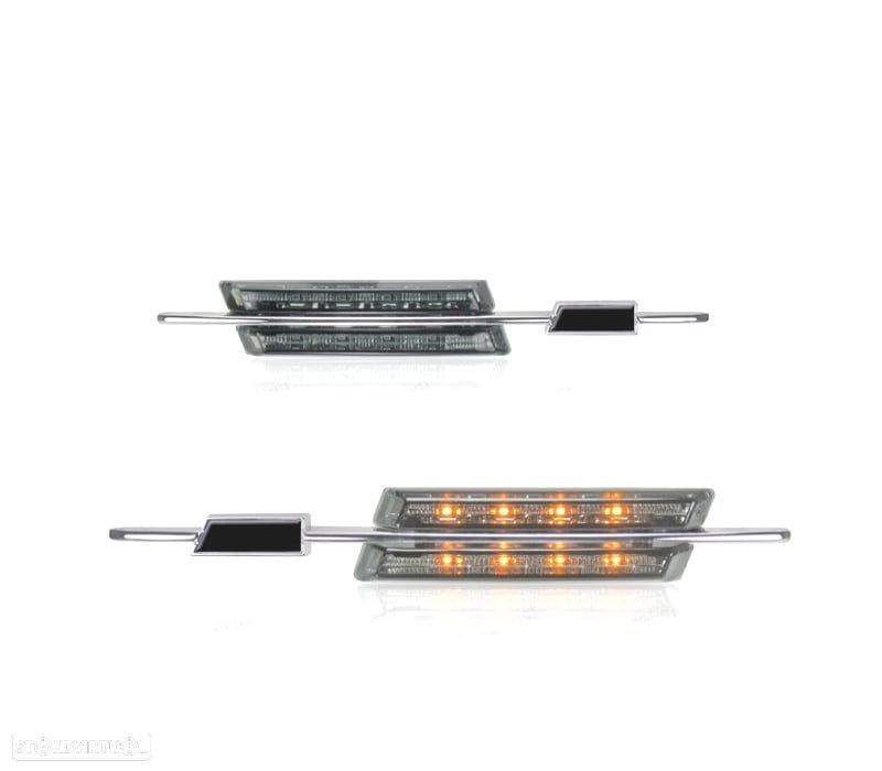 PISCAS LATERAIS LED BMW SERIE 5 E39 PRETOS - 1