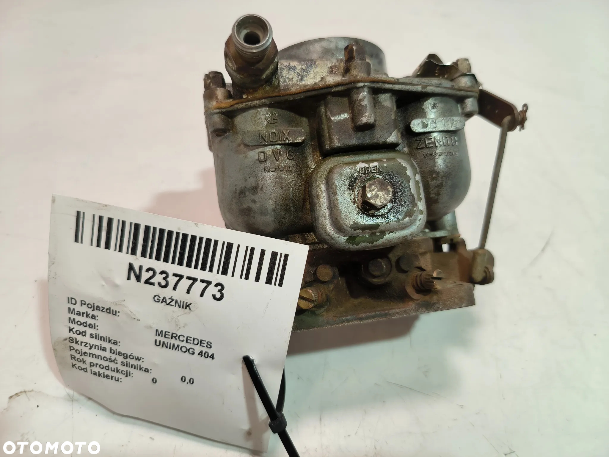 Gaźnik Zenith NDIX DB11 Unimog 404 Porsche 356 - 6