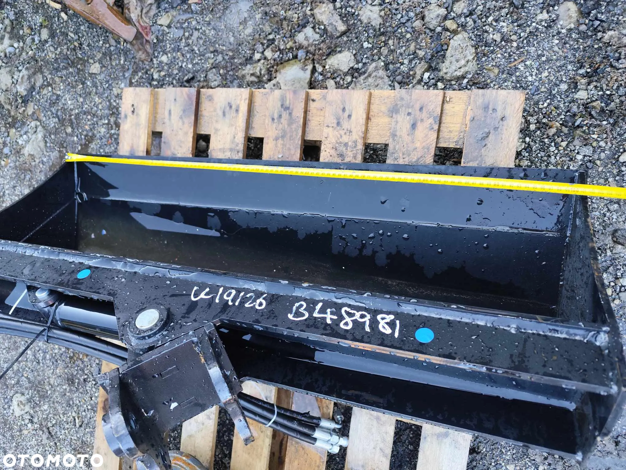 Łyżka skarpowa hydrauliczna do koparki minikoparki 100cm fi25 NOWA - 10