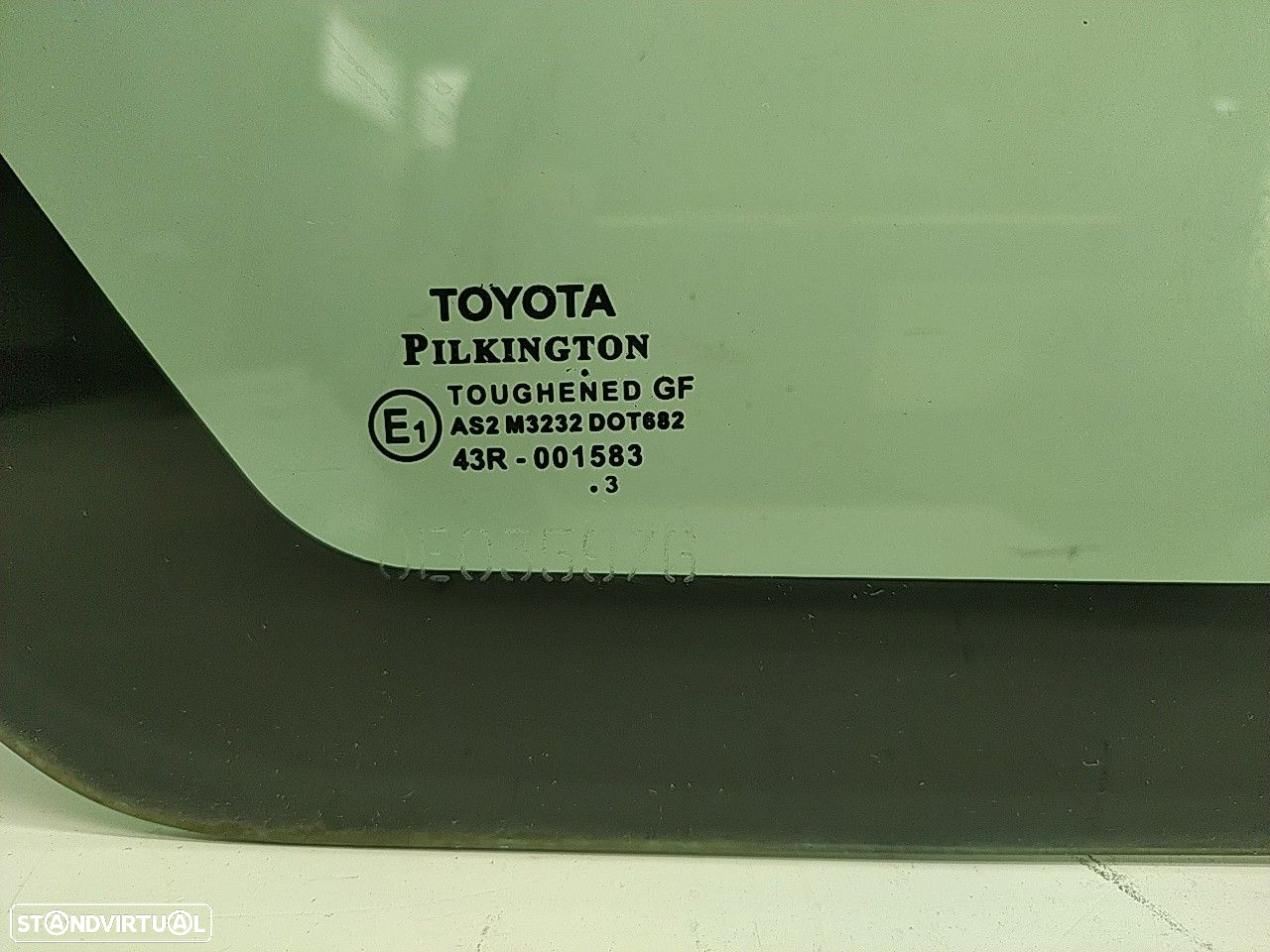 Vidro Lateral Painel Tras Direito Toyota Corolla (_E12_) - 3