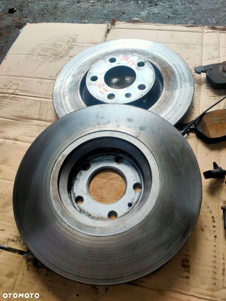 tarcze przód + tył bosch 312mm/255mm a4 b6 b7 exeo 300km prawie nowe - 4