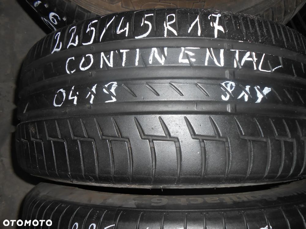 OPONY 225/45R17 CONTINENTAL PREMIUM CONTACT 6 DOT 0419 / 1917 7.1MM - 2